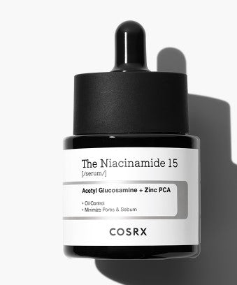 COSRX The Niacinamide 15 Serum bottle, 20 ml
