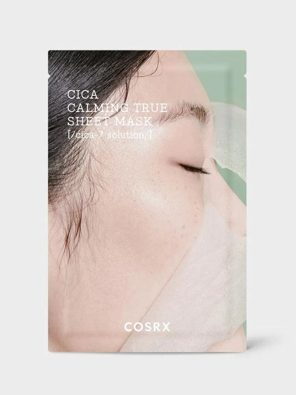 COSRX Pure Fit Cica Calming Sheet Mask package, 21 g