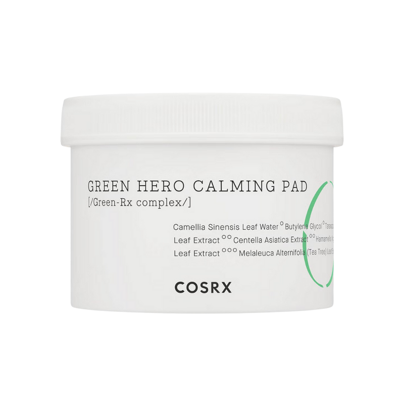 COSRX One Step Green Hero Calming Pad jar, 70 pads