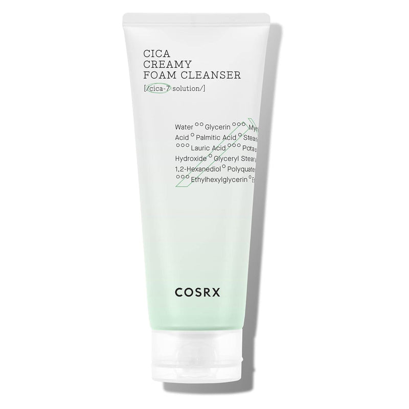COSRX Pure Fit Cica Creamy Foam Cleanser tube, 150 ml