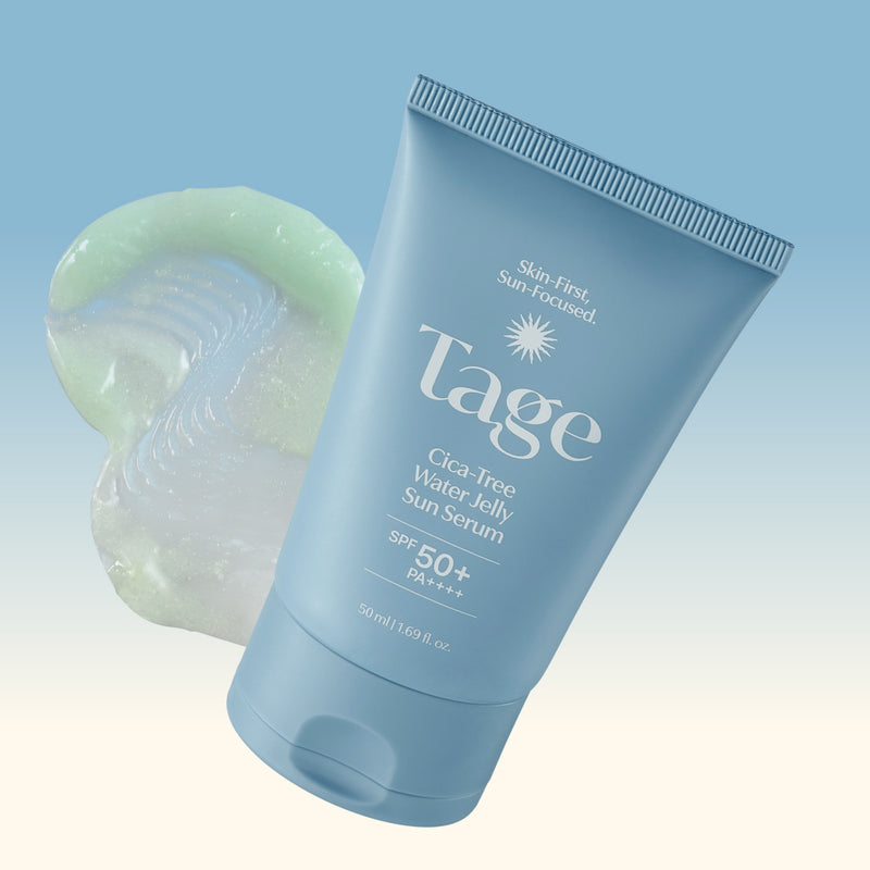 Tage Cica-Tree Water Jelly Sun Serum bottle, 50 ml