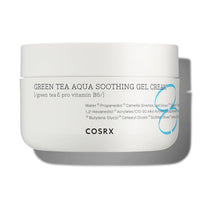 COSRX Hydrium Green Tea Aqua Soothing Gel Cream jar, 50 ml